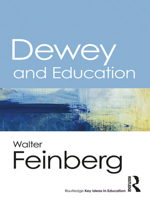 cover image of Dewey and Education